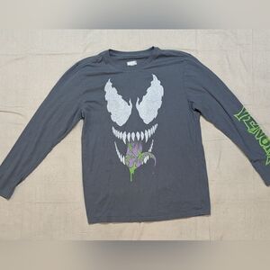 Marvel Kids' Long-Sleeve Venom Graphic Tee - Black